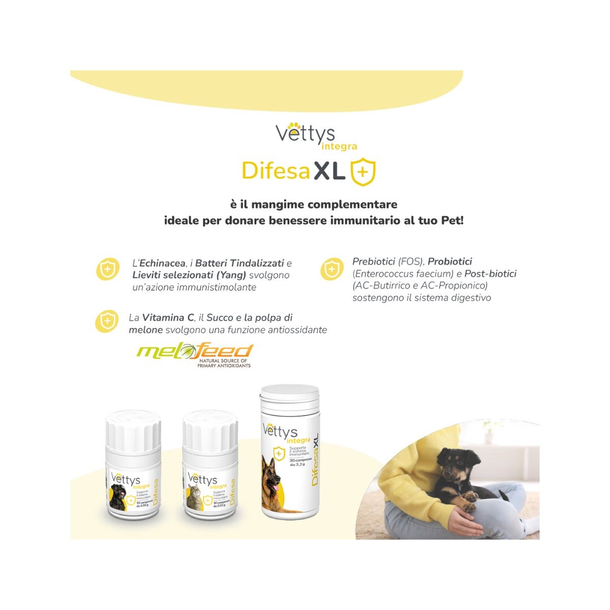 Vettys Integra Difesa Per Cani Taglia XL 30 Compresse