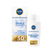 Nivea Sun Crème solaire visage Triple Protection SPF 50+ Fluide ultra-léger 40 ml