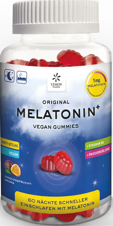 Lemon Pharma Mélatonine+ Bonbons gélifiés 60 comprimés