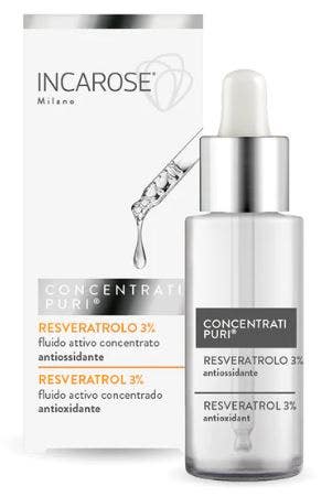 Incarose Concentrati Puri Fluido Resveratrolo Antiossidante 15ml