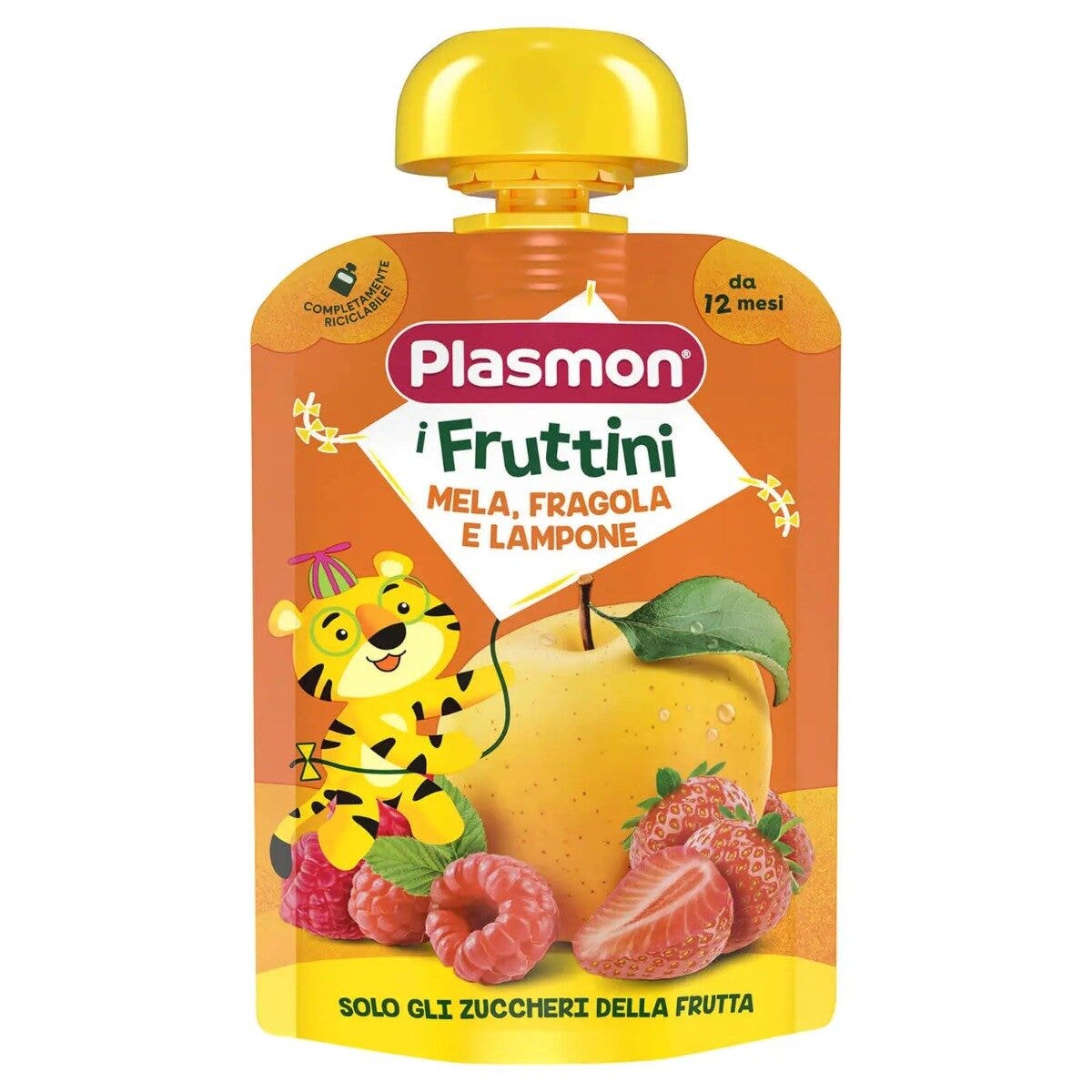 Plasmon I Fruttini Pomme/Fraise/Framboise 130 g