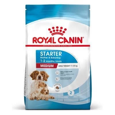 Royal Canin Medium Starter Mother & Babydog Croquettes pour chiennes/chiots de taille moyenne, sac de 15 kg