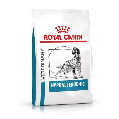 Royal Canin Veterinary Hypoallergenic Croquettes pour chiens adultes, sac de 2 kg