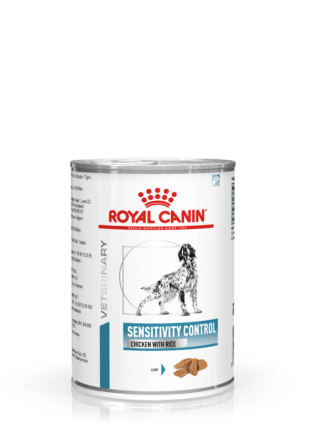Royal Canin Veterinary Sensitivity Control Pâté au poulet/riz pour chiens adultes, boîte de 410 g