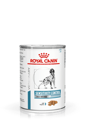 Royal Canin Veterinary Sensitivity Control Nourriture humide au canard et au riz pour chiens adultes, boîte de 410 g