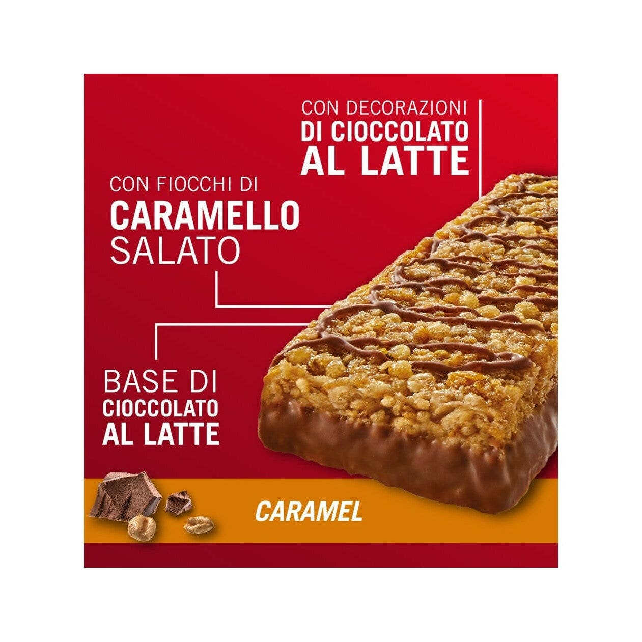 Enervit Power Barre Énergétique Croquante Caramel 40 g