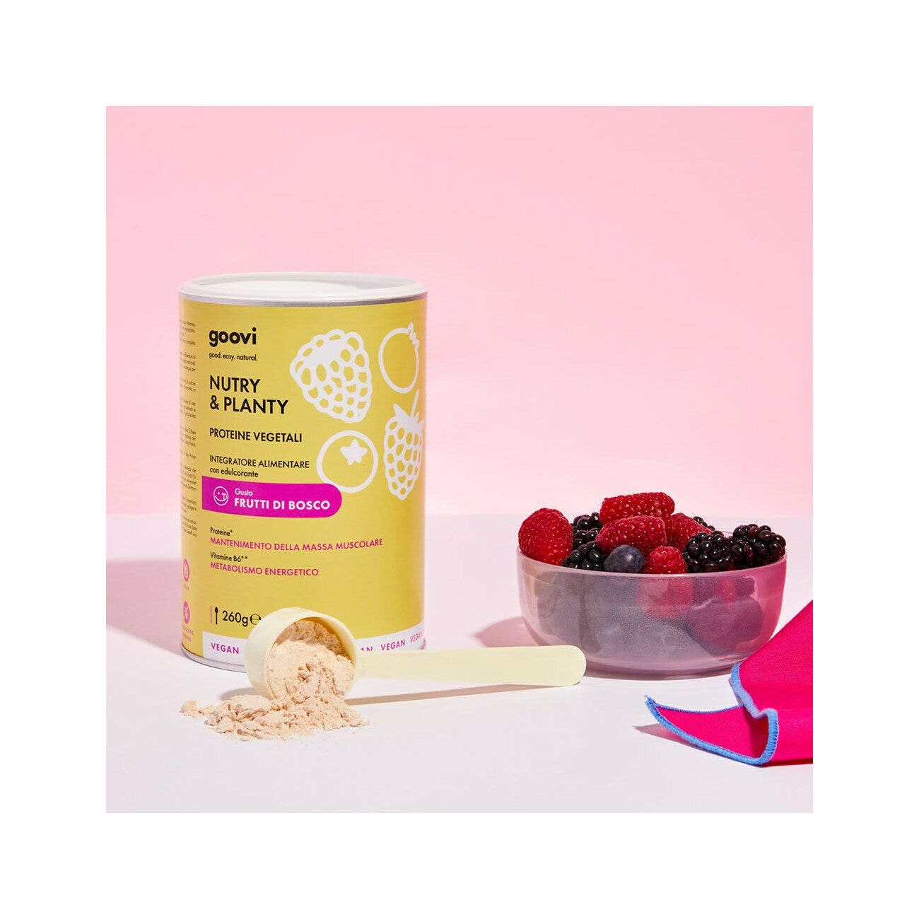 Goovi Protéines végétales aux fruits des bois 260 g