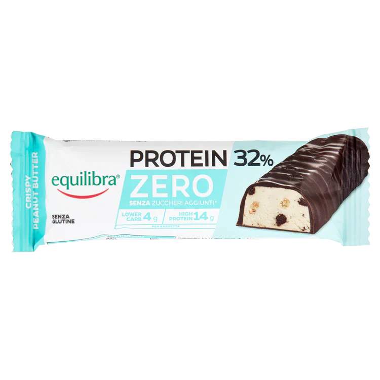 Equilibra Protein 32% Zero Crispy Peanut Butter Barretta 45g
