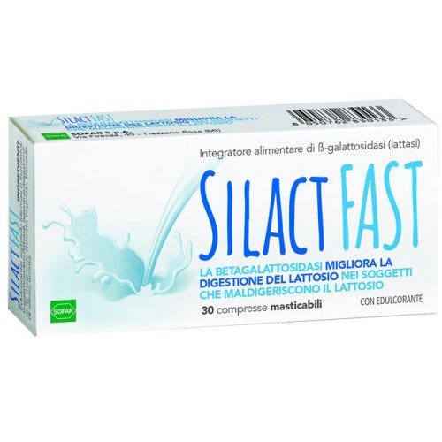 Silact Fast 30 comprimés à croquer - Soulagement digestif rapide