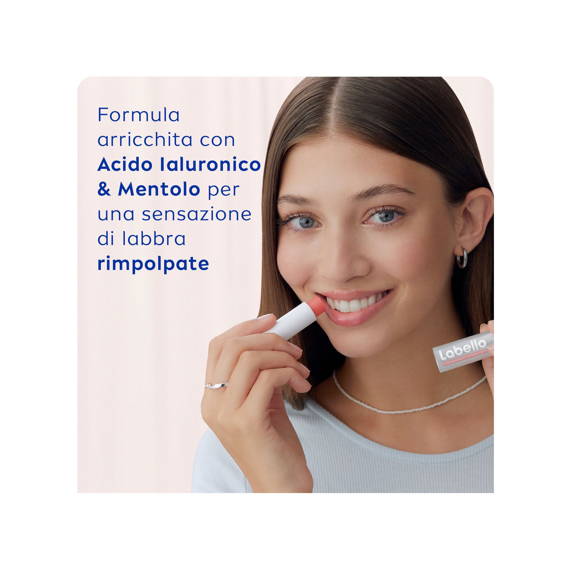 Labello Acide Hyaluronique Lip Hydratation Plus Rosé Baume à lèvres à l'acide hyaluronique 5