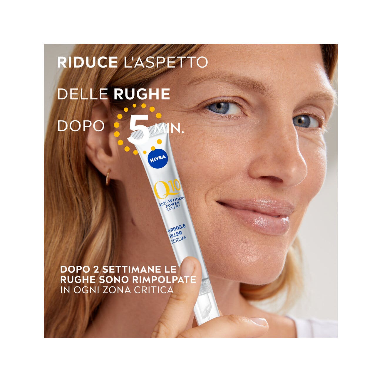 Nivea Q10 Anti-rughe Expert Siero Filler Anti-rughe Mirato Viso Antirughe Riempitivo 15ml
