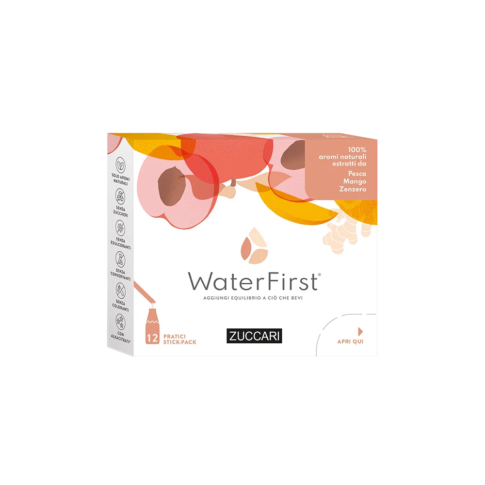 Zuccari WaterFirst Pesca, Mango, Zenzero 12 Stick