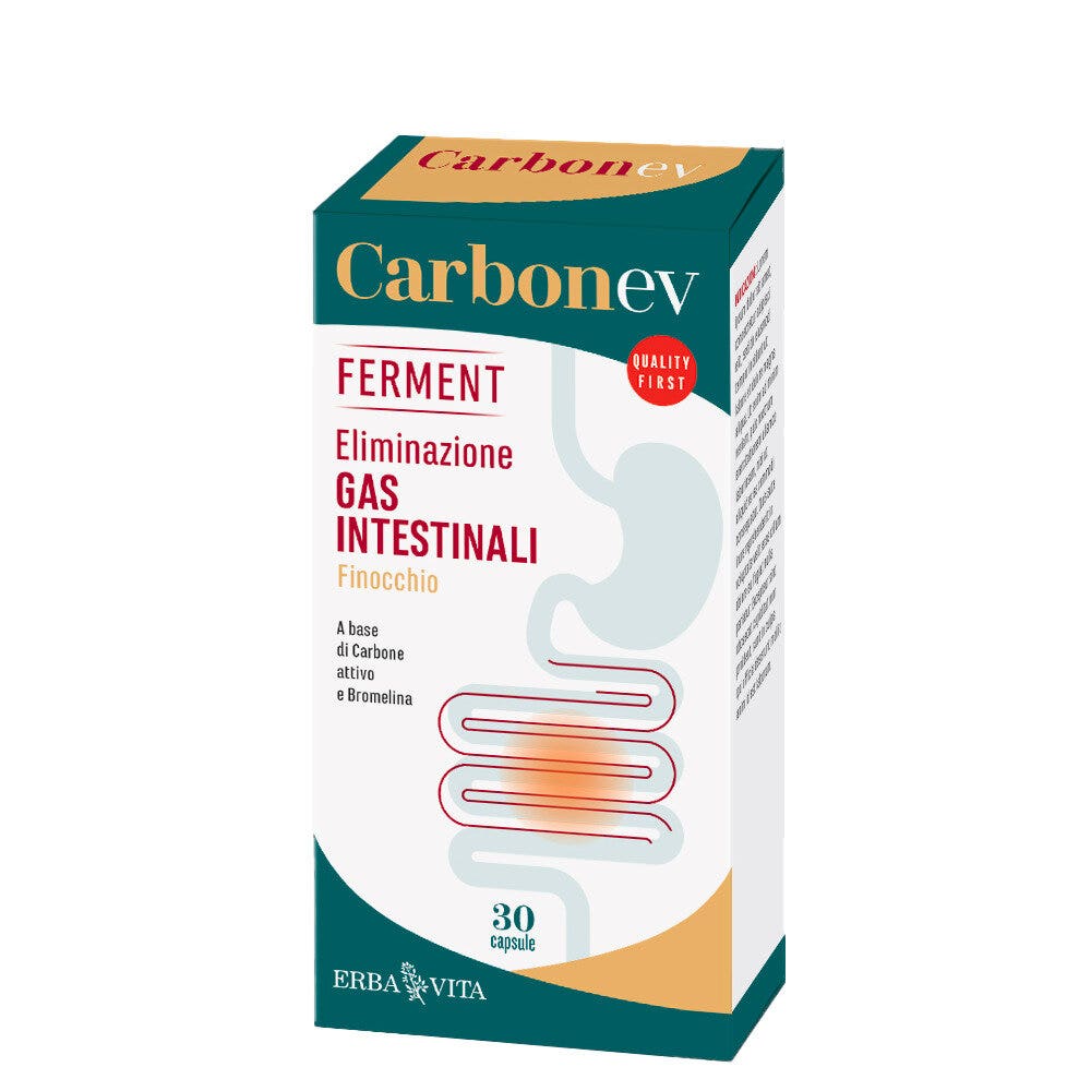 Erba Vita Carbon Ev Ferment 30 gélules