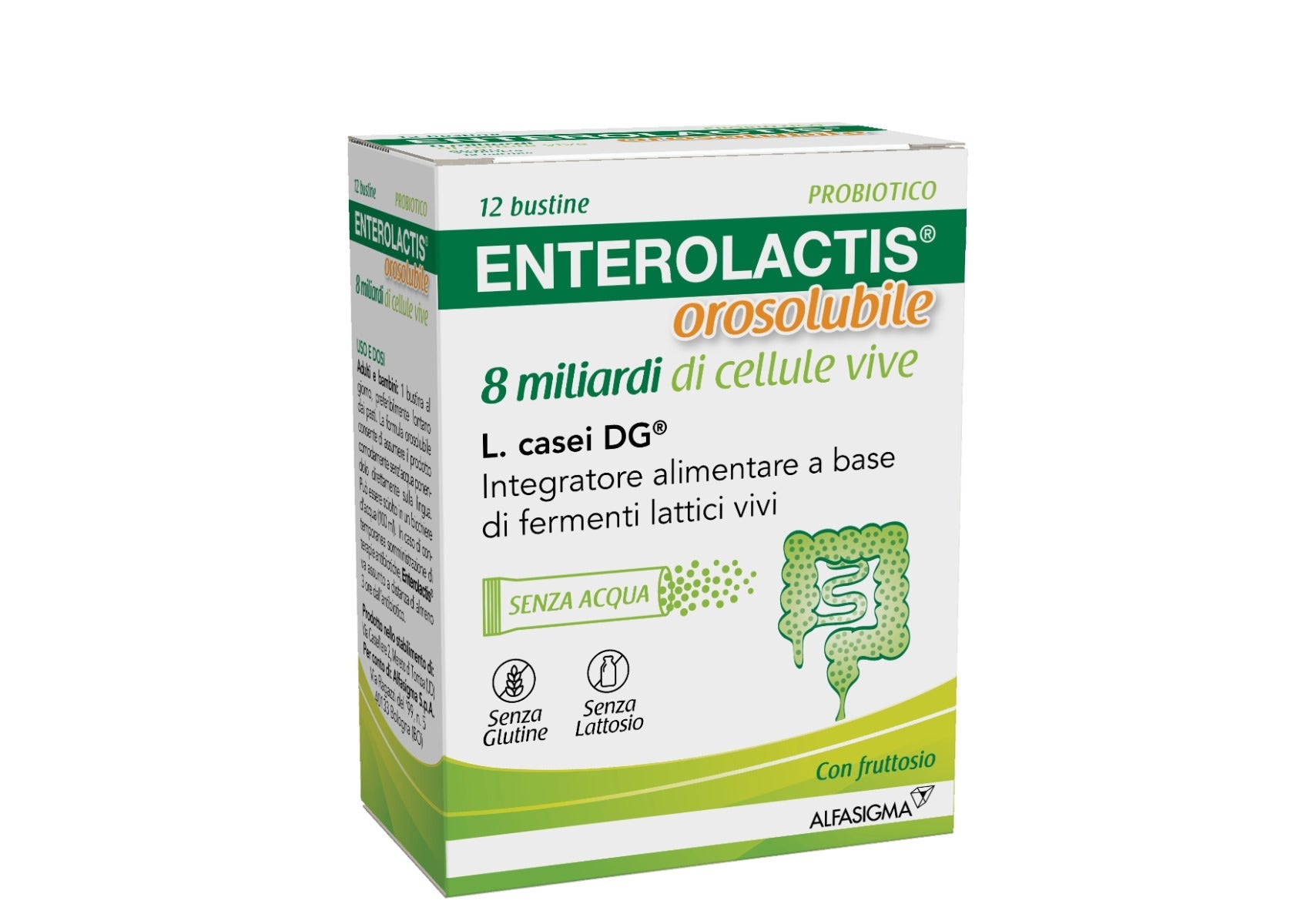 Enterolactis 8 milliards, 12 sachets solubles en bouche
