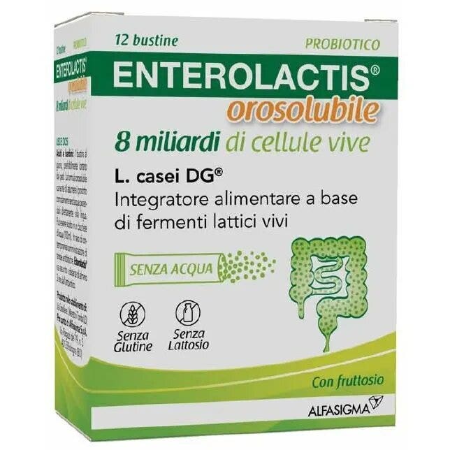 Enterolactis 8 milliards, 12 sachets solubles en bouche
