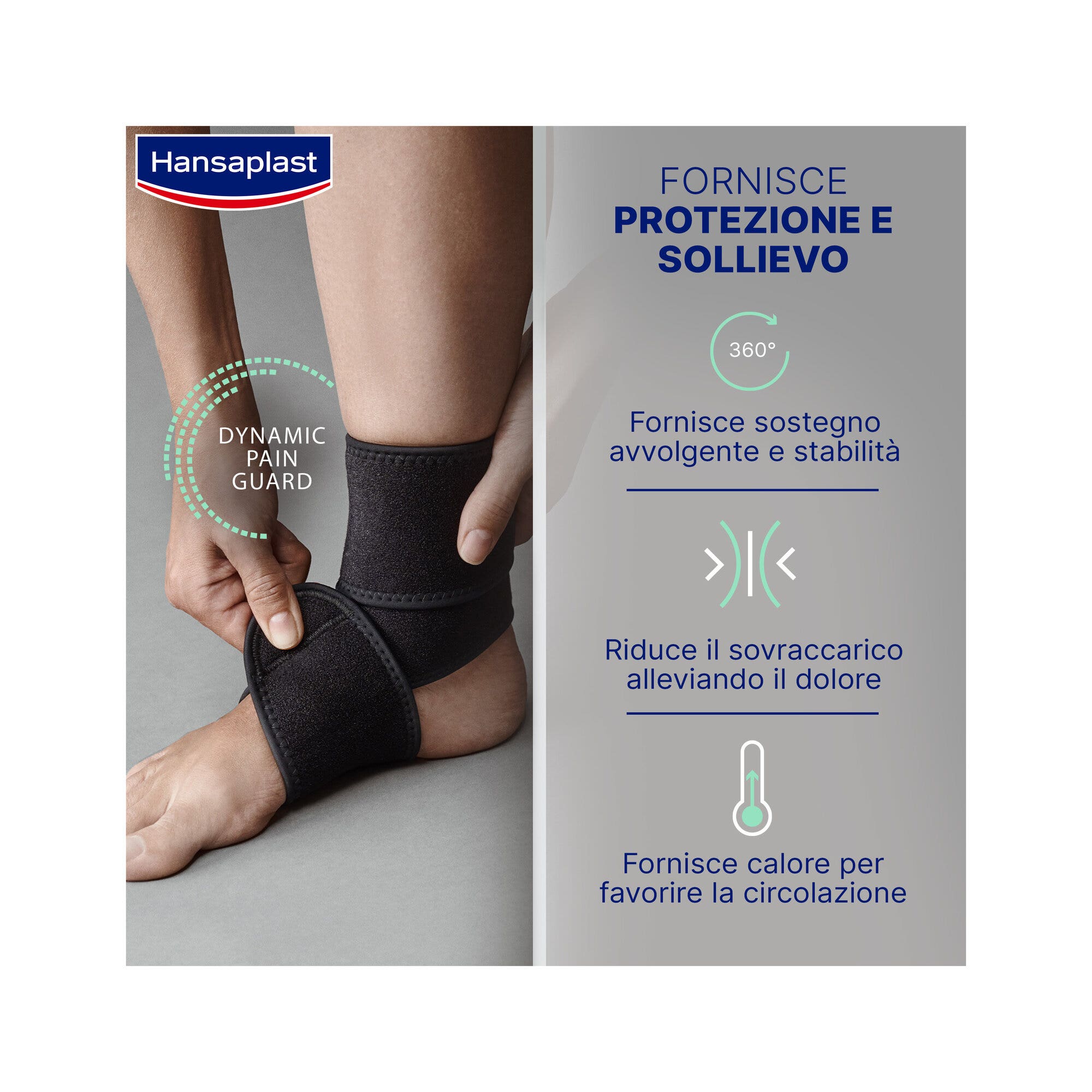 Hansaplast Sport Chevillère orthopédique pour protection et soulagement