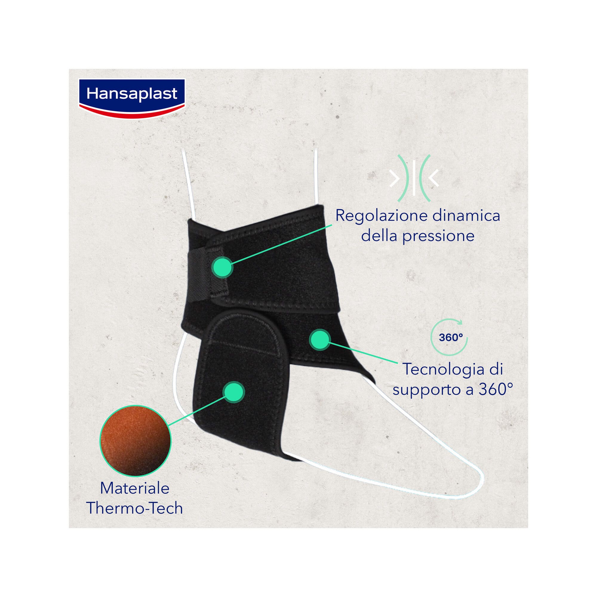 Hansaplast Sport Chevillère orthopédique pour protection et soulagement