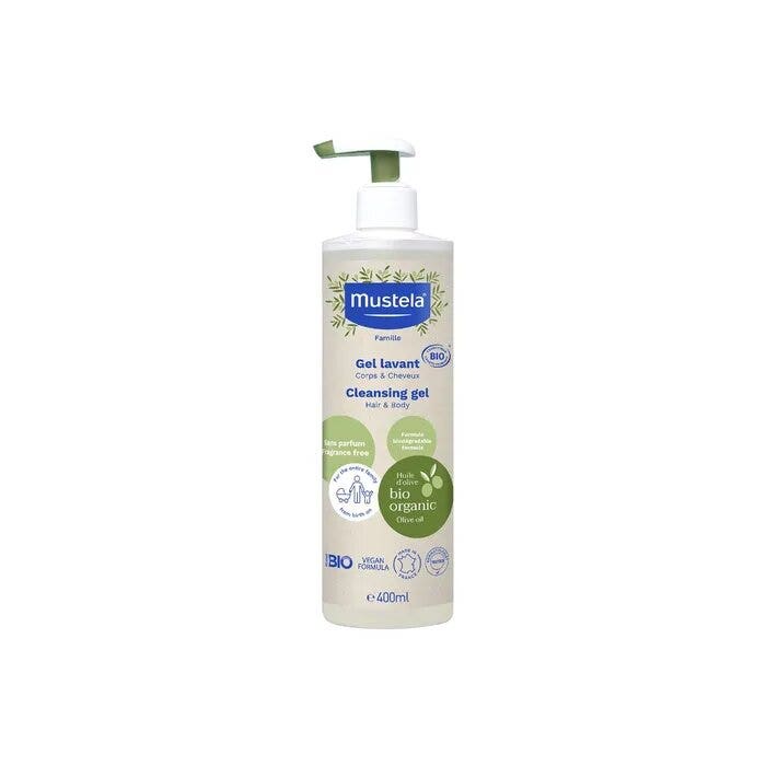 Mustela Gel Nettoyant Bio 400 ml