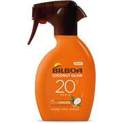 Bilboa Coconut Glow Spray solaire à gâchette SPF20 250 ml