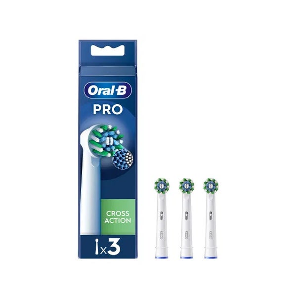 Oral-B Têtes de brosse de rechange Pro Cross Action 3 pièces
