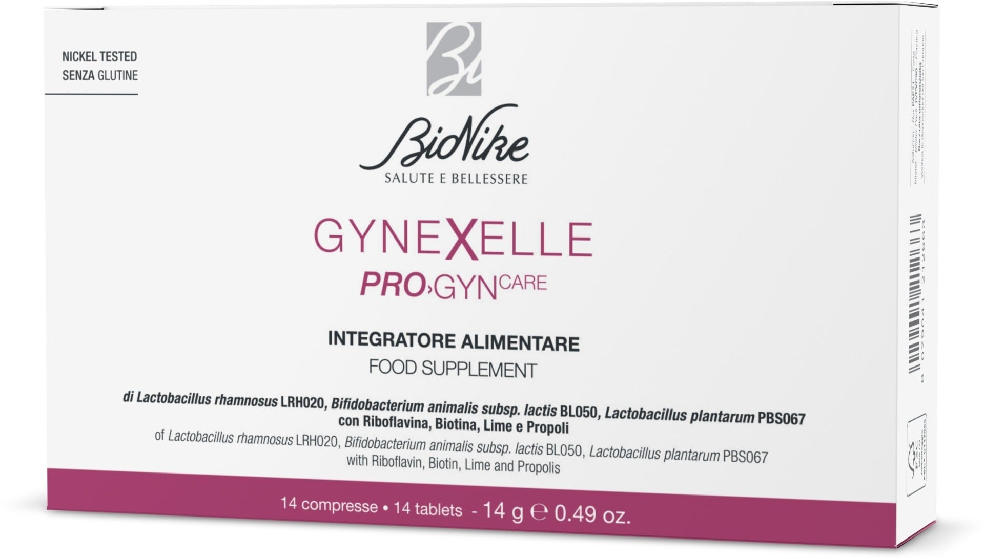 Bionike Gynexelle Pro Gyn Care 14 comprimés
