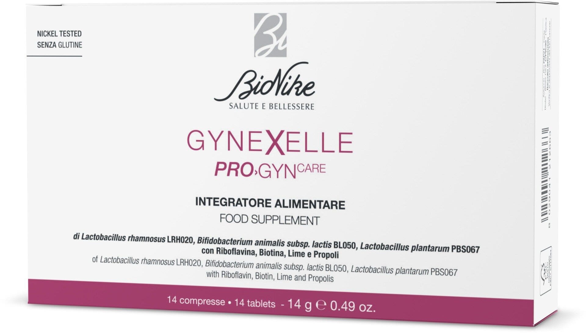 Bionike Gynexelle Pro Gyn Care 14 comprimés