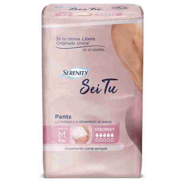 Serenity Pants Sei Tu Discreet Couches-culottes taille M, 9 pièces