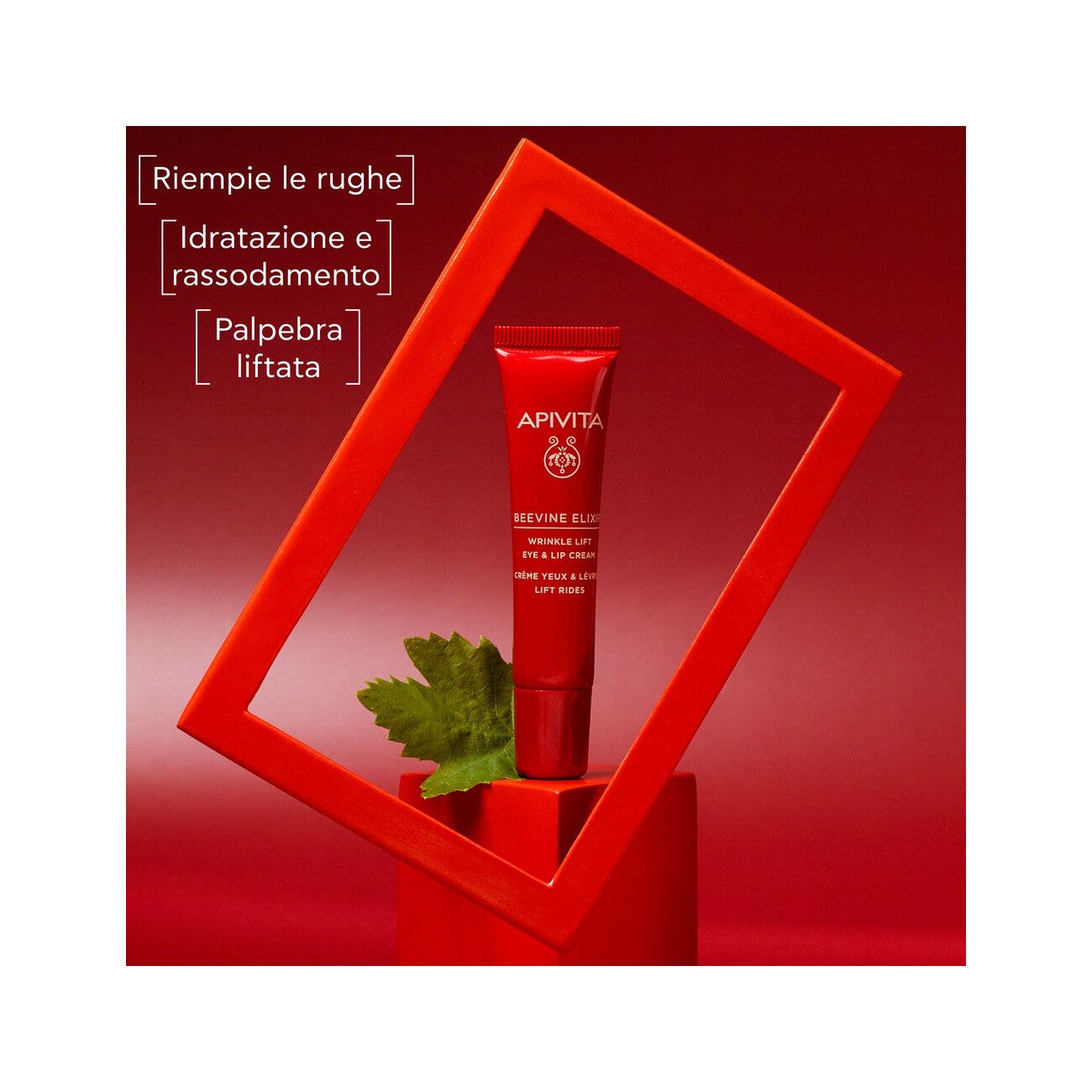 Apivita Beevine Elixir Crema Anti-Rughe Contorno Occhi e Labbra 15ml