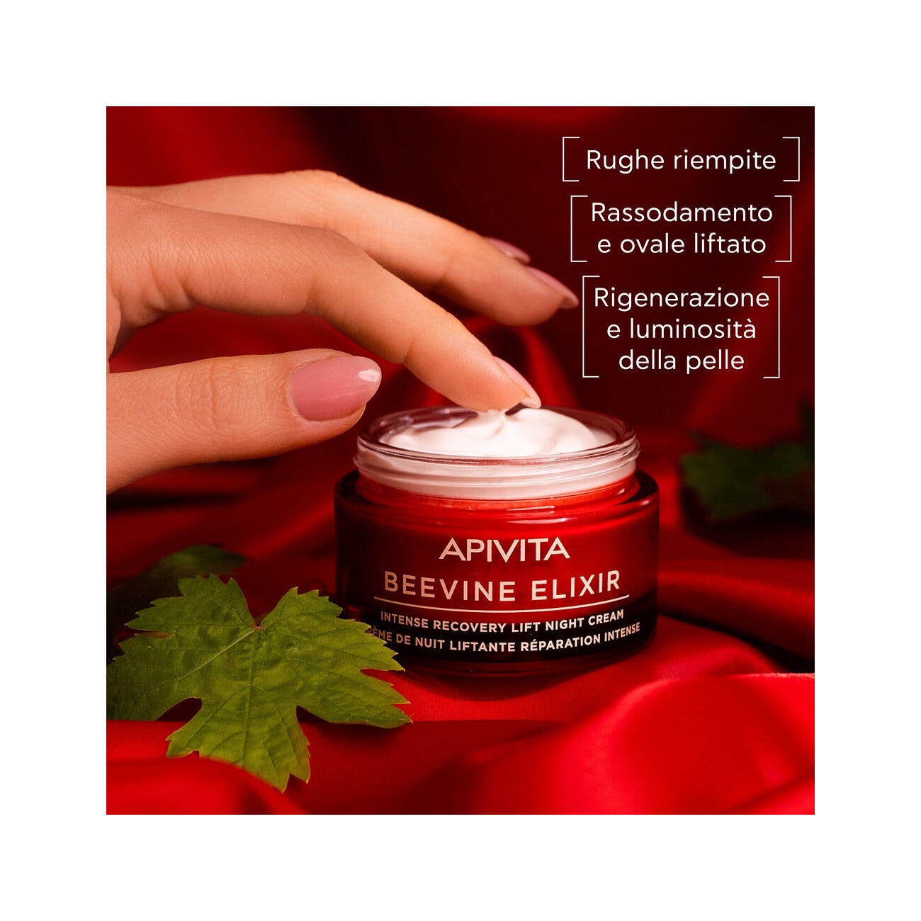 Apivita Beevine Elixir Crema Notte Intensiva Liftante Rigenerante 50ml