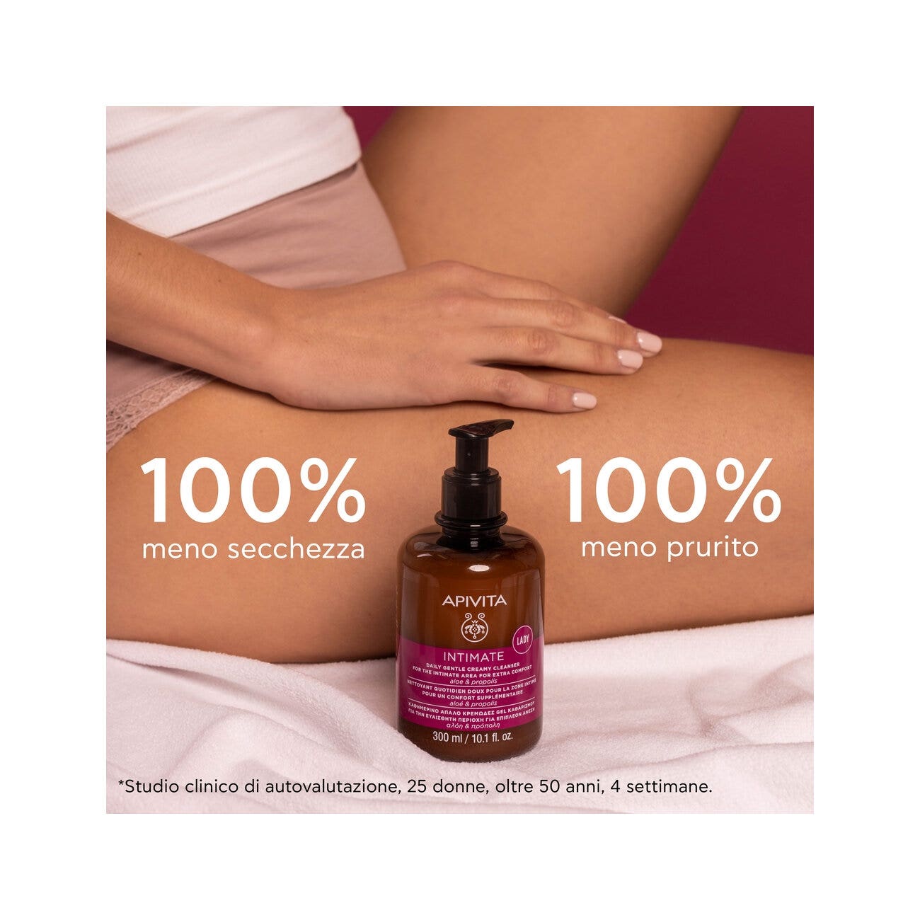 Apivita Intimate Lady Gel Detergente Intimo Delicato 300ml