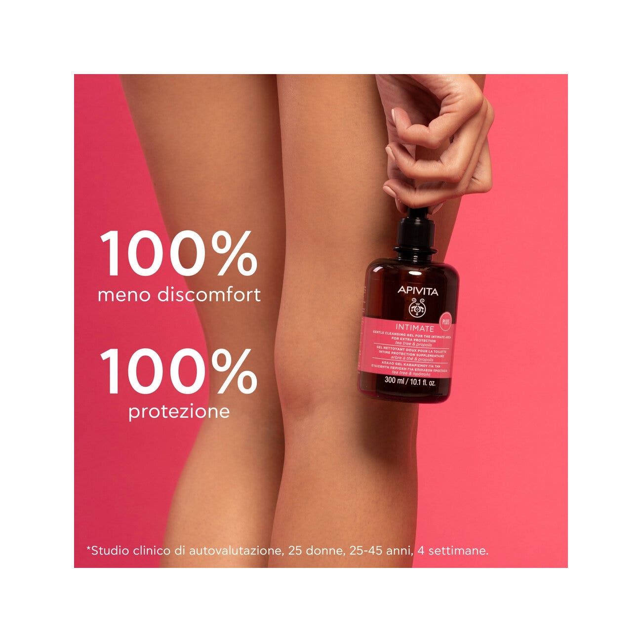 Apivita Intimate Plus Gel Detergente Intimo Extra Protezione 300ml