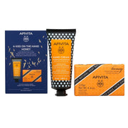 Apivita Coffret Crème Hydratante pour les Mains 50 ml + Savon Naturel au Miel 125 g