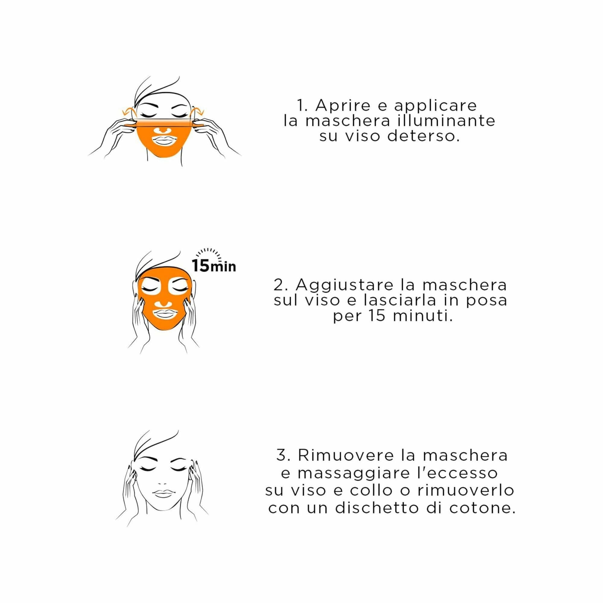 L'Oreal Paris Maschera-Siero Idratante in Tessuto Con Vitamina C