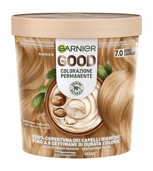 Garnier Good Kit Colorazione Permanente 7.0 Biondo Caramello 160g