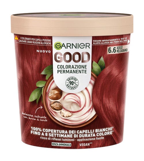 Garnier Good Kit Coloration Permanente 6.6 Rouge Grenade 160 g