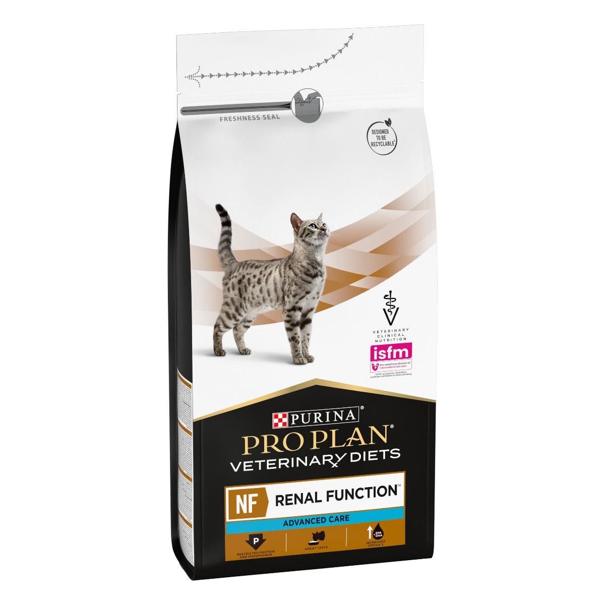 Purina Pro Plan Veterinary Diets Nf Renal Function Advanced Care Croquettes pour chats adultes, sac de 1,5 kg