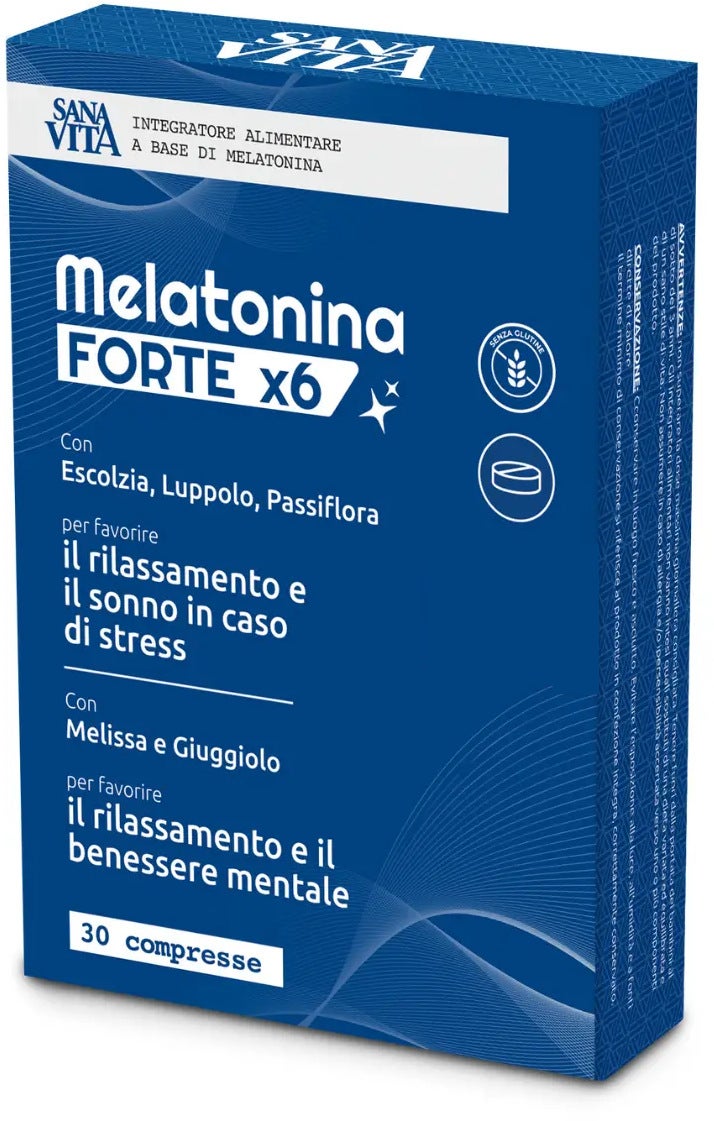 Sanavita Mélatonine Forte X6 30 comprimés