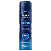 Nivea Men Fresh Active Déodorant en spray 150 ml Anti-transpirant pour homme 48 heures