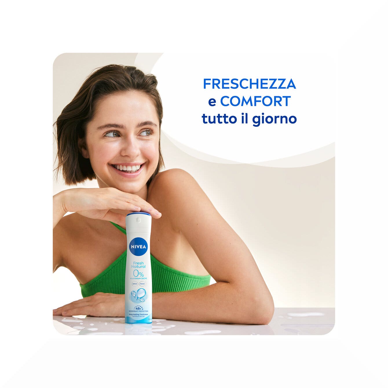 Nivea Fresh Natural Deodorante Spray Antitraspirante Per Una Protezione 48h 150ml