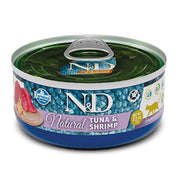 N&D Cat Natural Thon & Crevettes 140 g