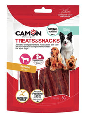 Camon Lanières de cheval, friandises pour chiens, 80 g