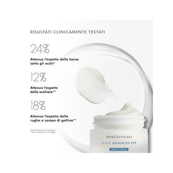 SkinCeuticals A.G.E Advanced Eye Crema Contorno Occhi Antirughe 15ml