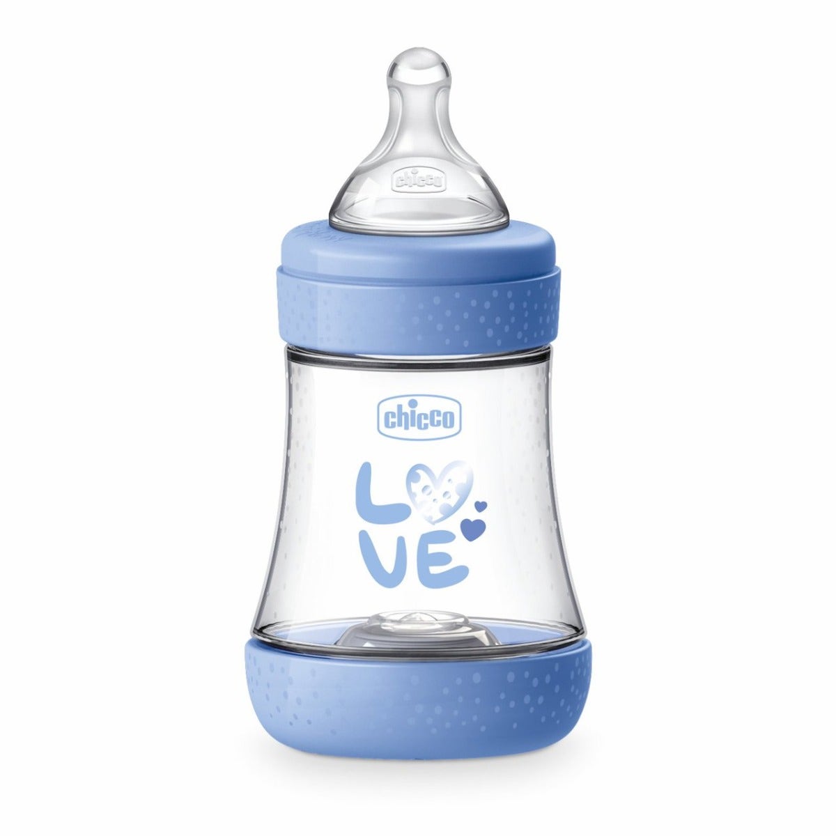 Chicco Biberon pour nouveau-nés Perfect 5 Biberon bleu à débit lent 150 ml 0 mois+