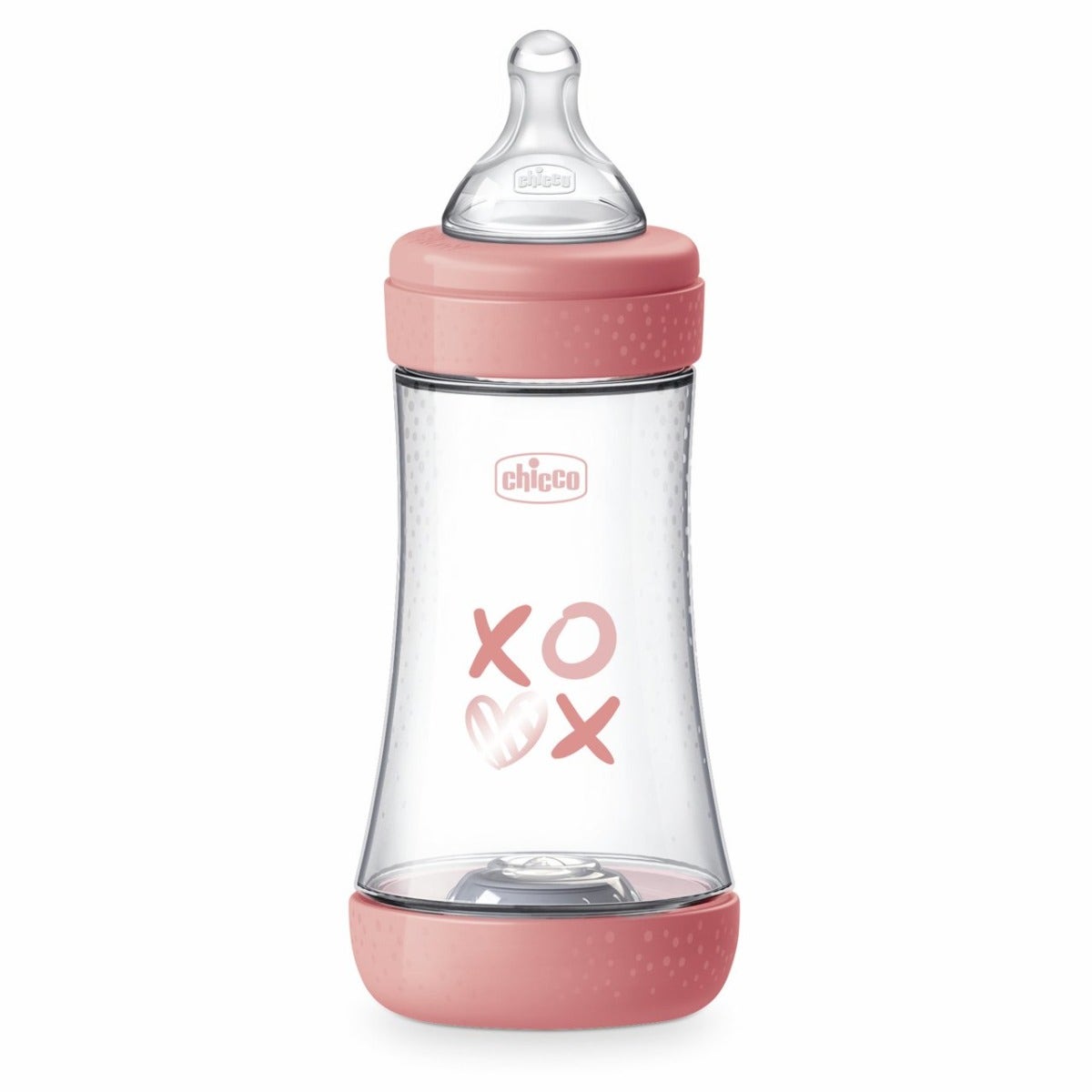 Chicco Biberon pour nouveau-né Perfect 5 Biberon rose débit moyen 240 ml 2 mois+