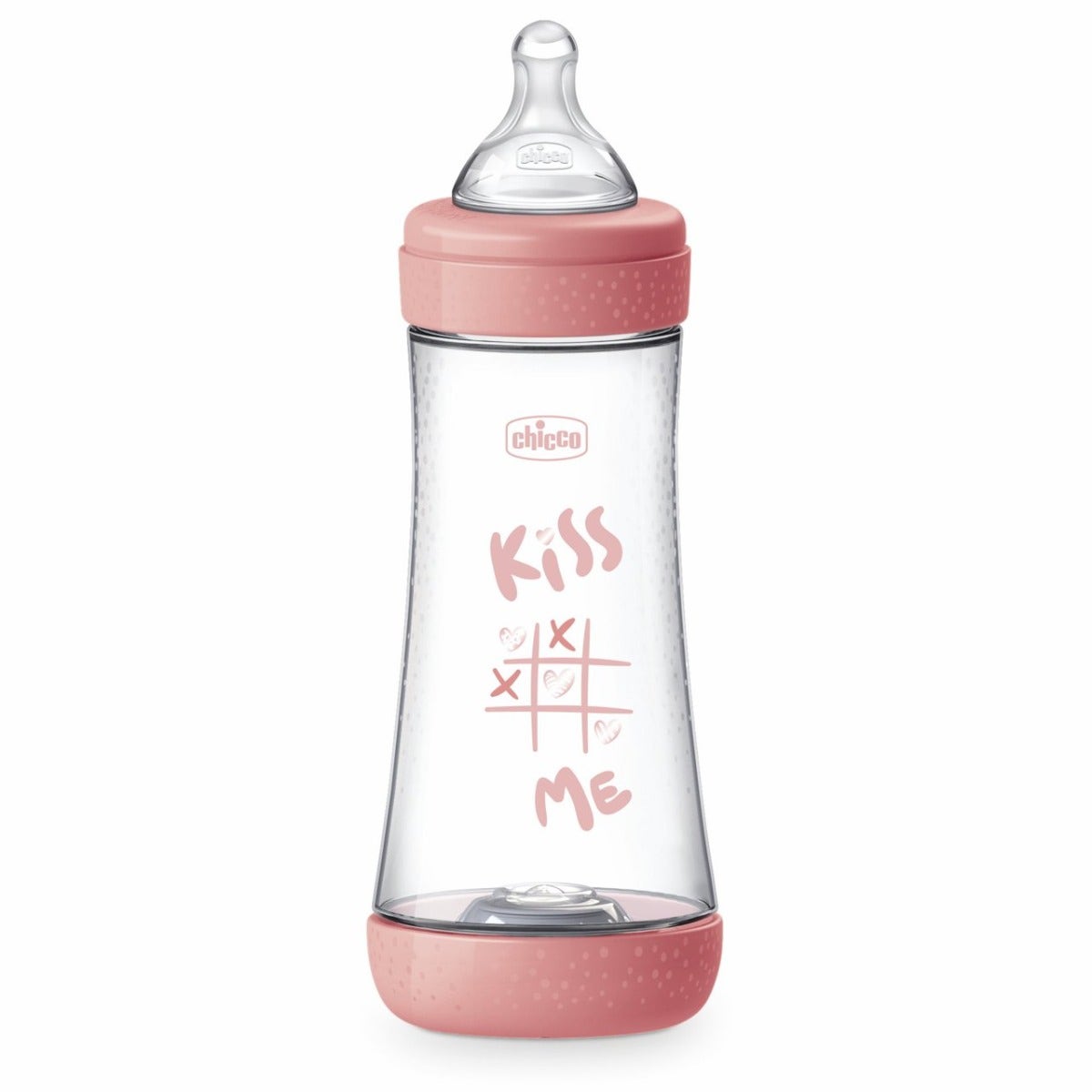 Chicco Biberon Perfect 5 Rose Débit Rapide 300 ml 4M+