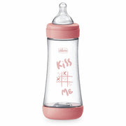 Chicco Biberon Perfect 5 Rose Débit Rapide 300 ml 4M+