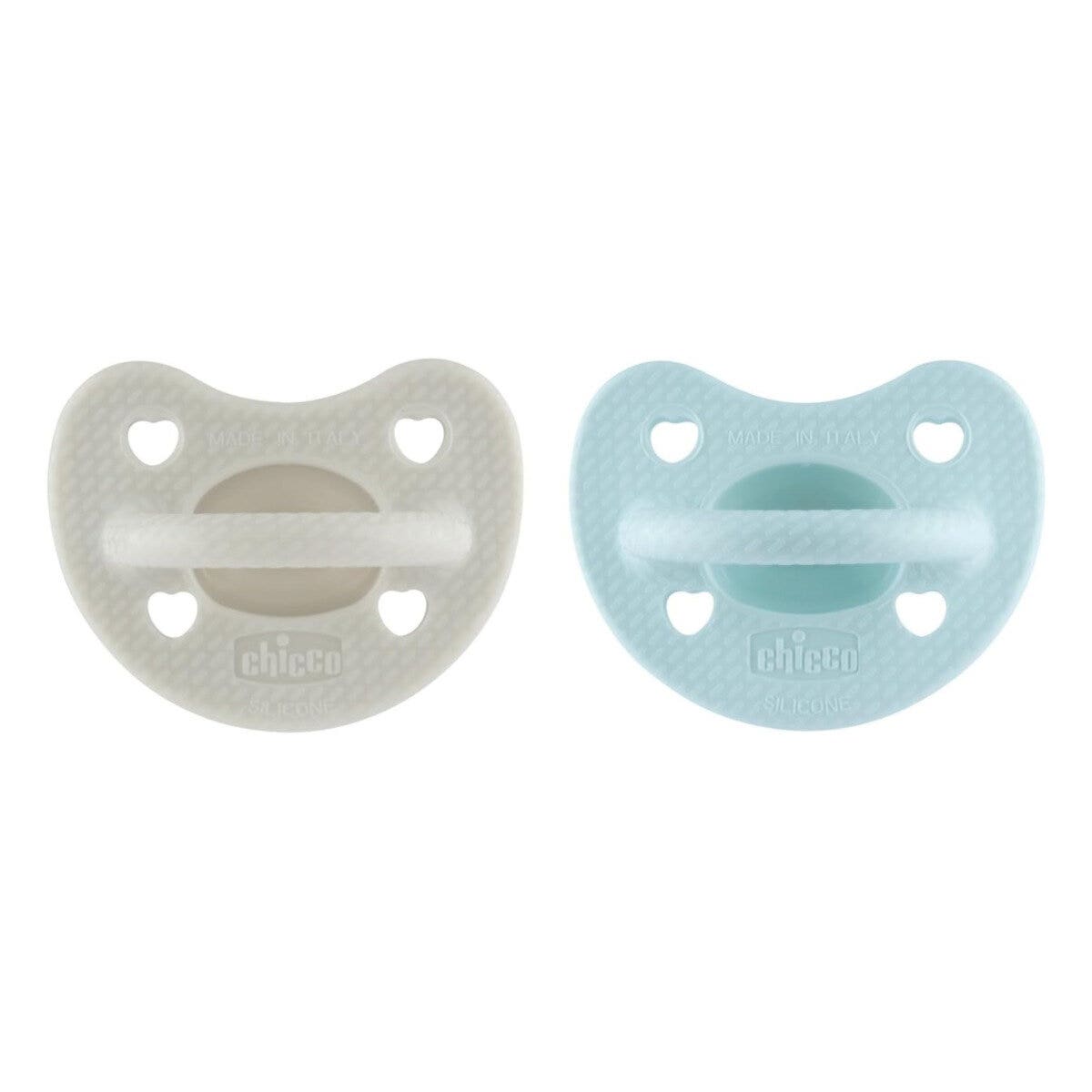 Chicco Tétine Physioforma Soft Luxe 6-16 mois garçon 2 pièces
