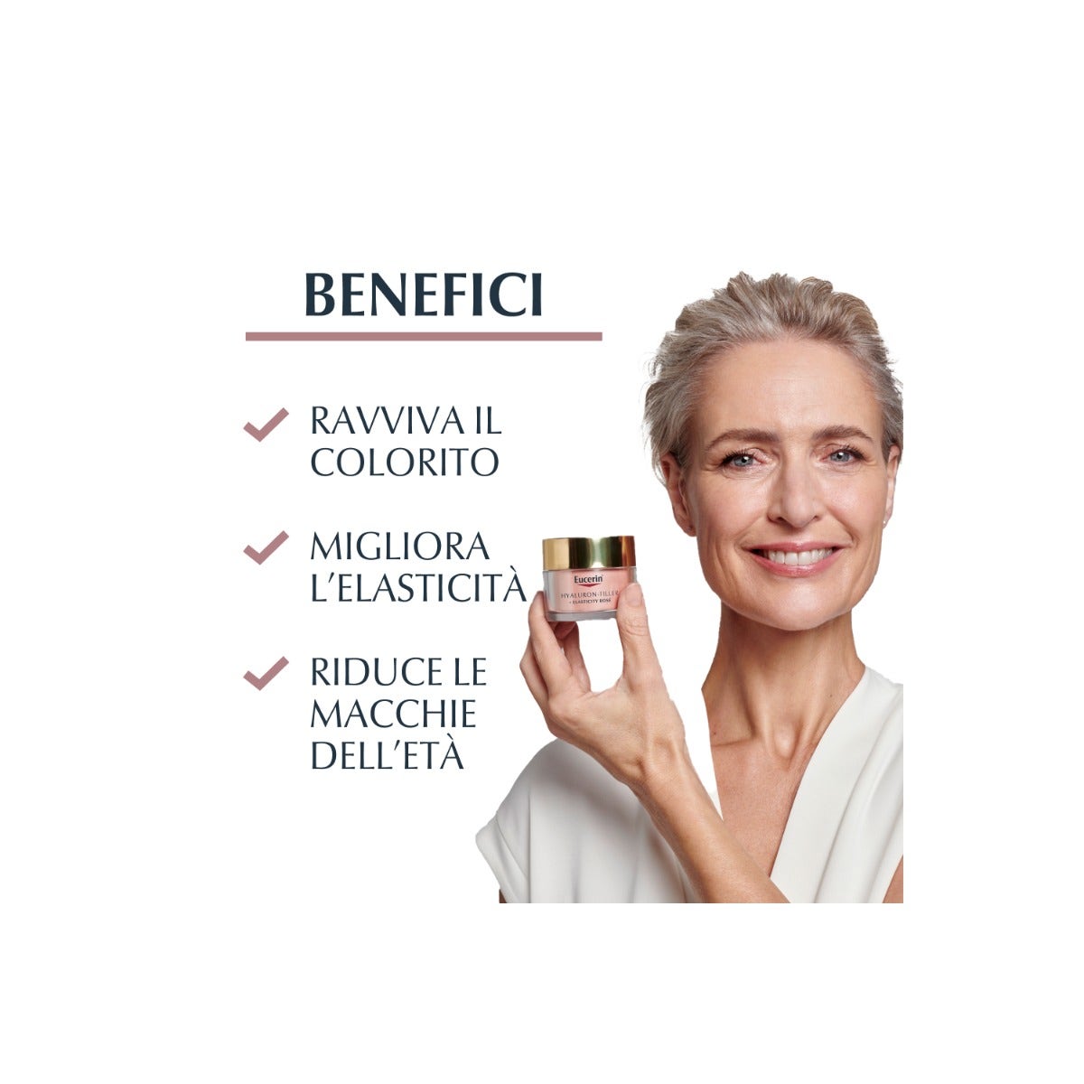 Eucerin Hyaluron-Filler + Elasticity Crema Giorno Rosé SPF30 50ml