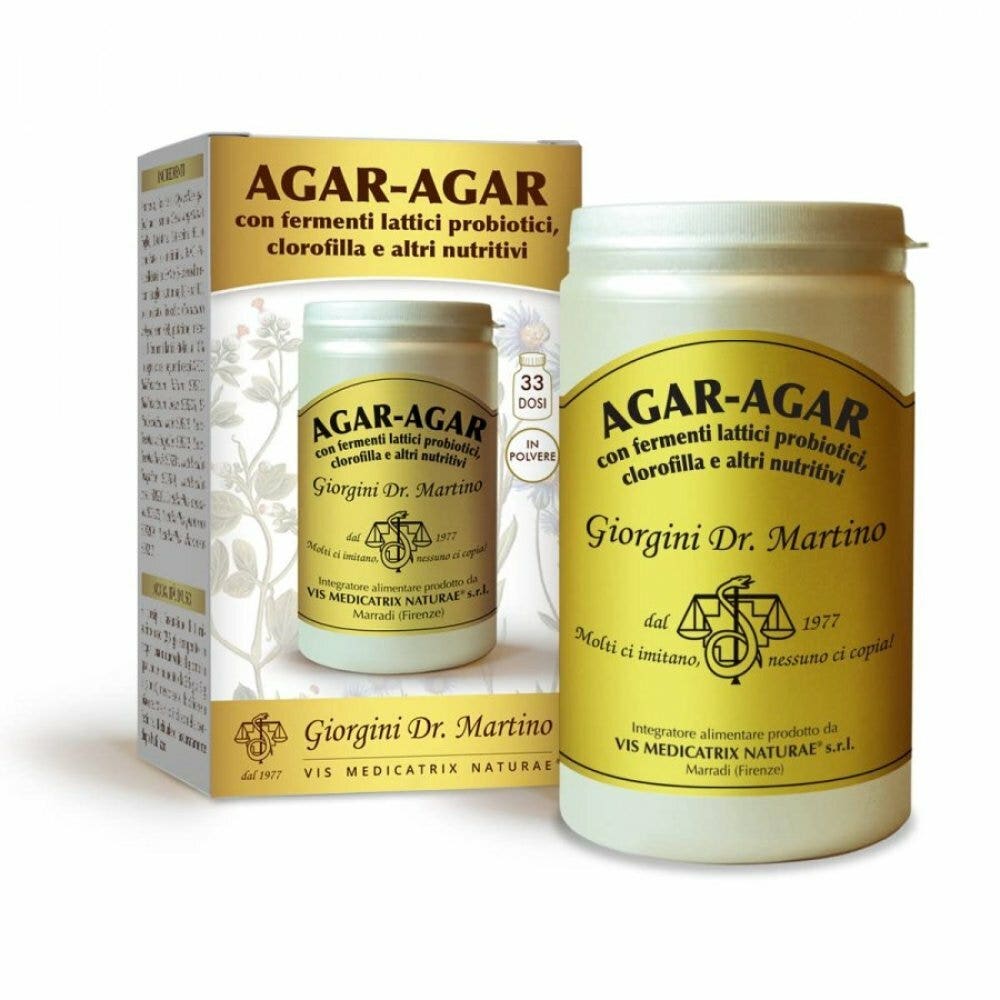 Dr Giorgini Agar Agar Fermenti Clorofilla Nutritivi Polvere Solubile 150g