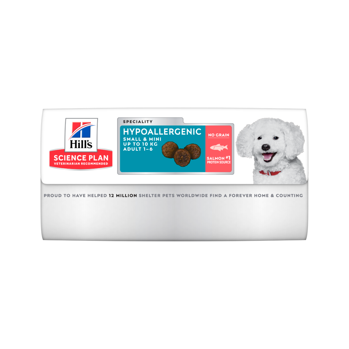 Hill's Science Plan Hypoallergenic Al Salmone Cibo Secco Cani Adulti Taglia Small Sacco 1,5kg